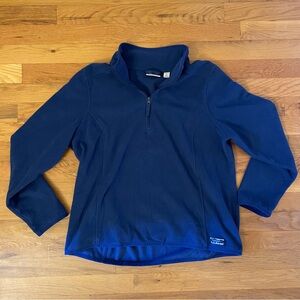 L.L. Bean Dark Blue Fleece Jacket